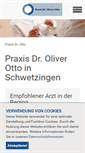 Mobile Screenshot of praxis-dr-otto.de